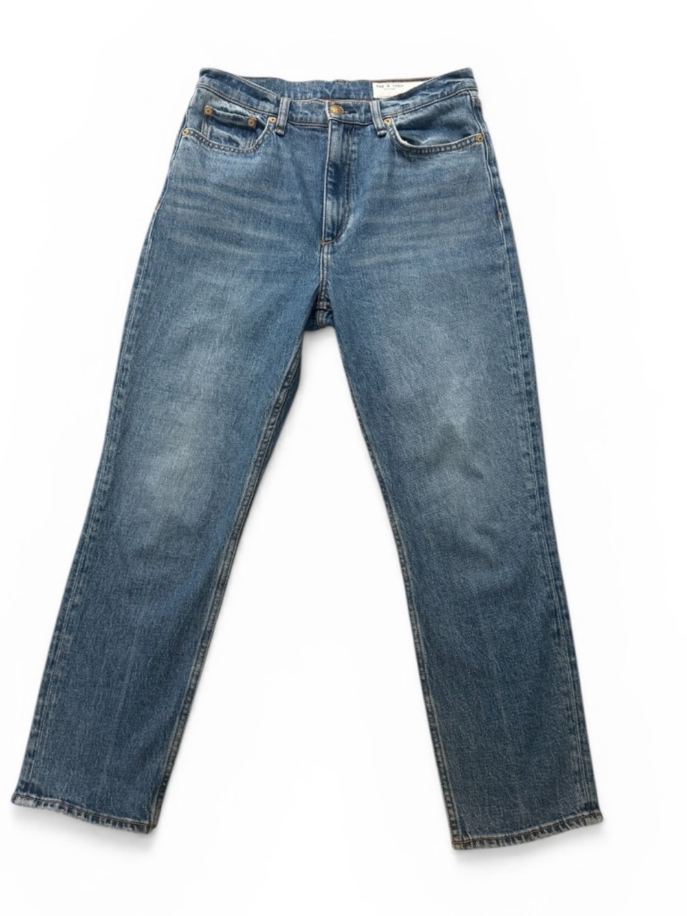 rag & bone light blue denim jeans- Wren high-rise slim straight. Size 29